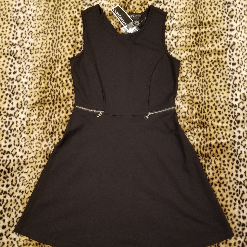 NWT Sleeveless Black Dress